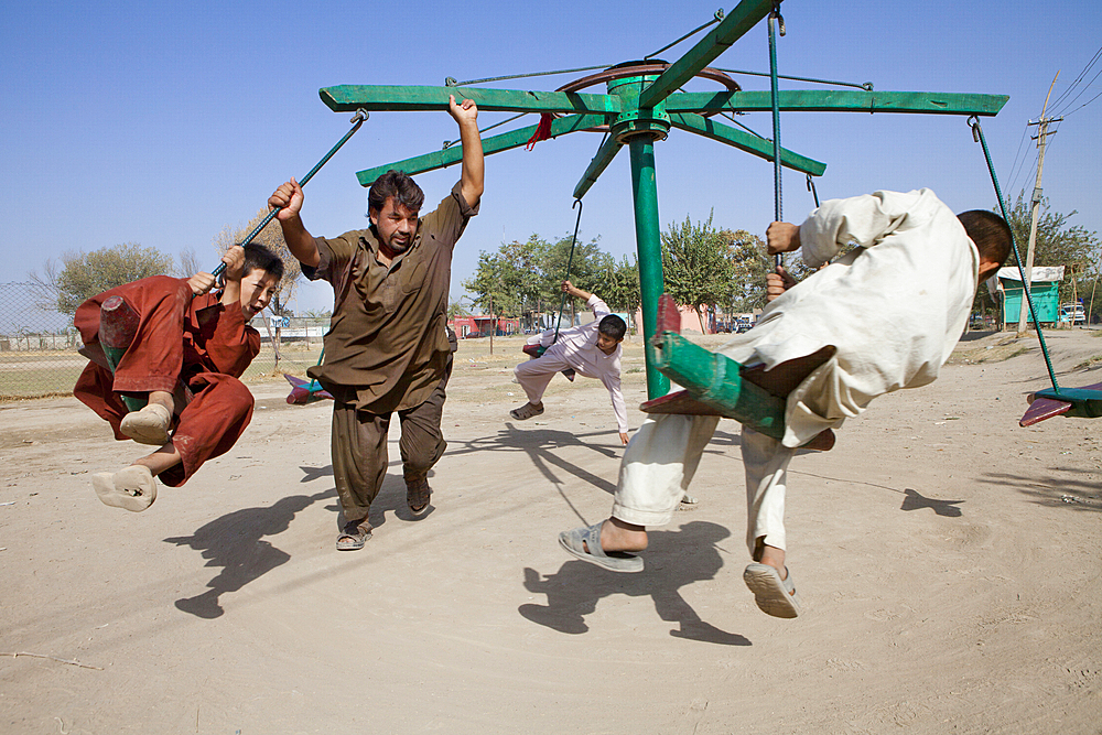 fun fair in Kunduz city, Afghanistan