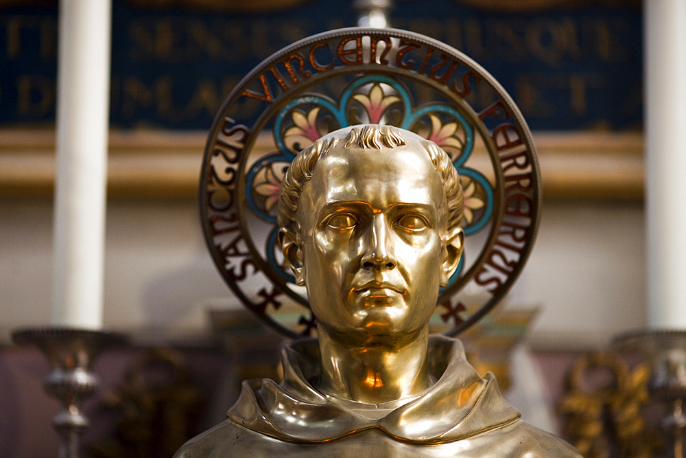 Buts of Saint Vincent Ferrer, Saint Pierre Cathedral, Vannes, department of Morbihan, region of Brittany, France