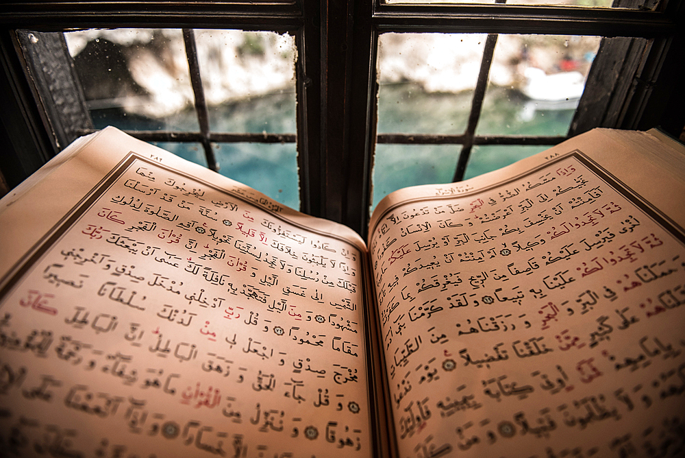 Mostar. Blagaj. Dervish house. The Book