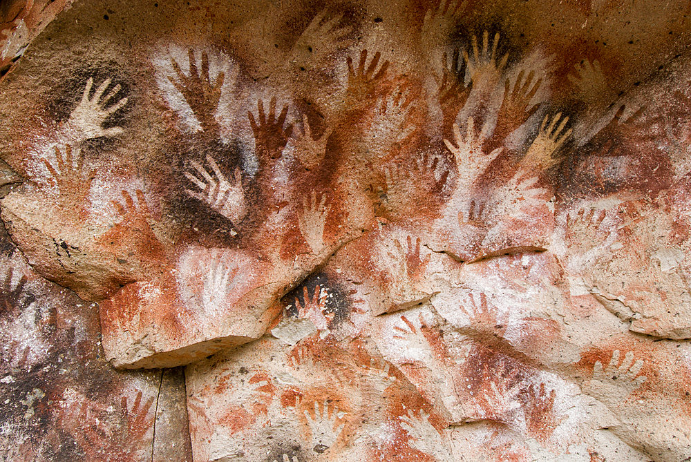 Cueva de las Manos del Rio Pinturas, Cave of the Hands, Patagonia, Province of Santa Cruz, Argentina