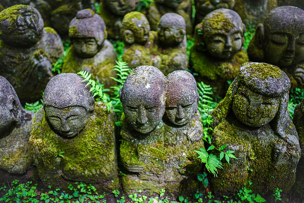 Otagi Nenbutsu-ji Buddhist temple in the Arashiyama neighborhood of Kyoto, Japan