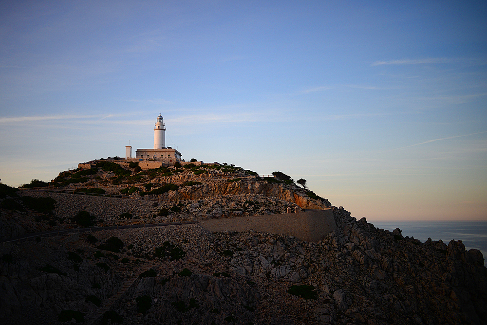 Sunset from Cap de Formentor lighthouse, Mallorca, Spain