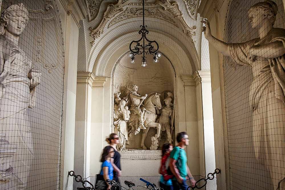 Entrance to Hofburg Palace, Vienna, Austria