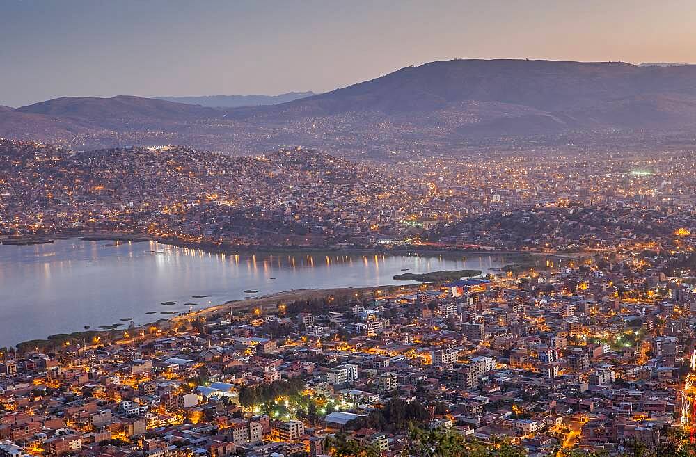 View from the Cristo de la Concordia, Cochabamba, Bolivia