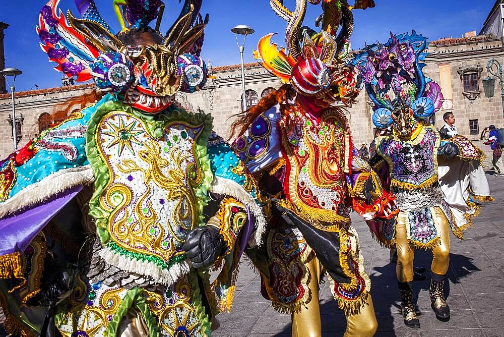 Fiesta del Gran Poder, Plaza San Francisco, La Paz, Bolivia