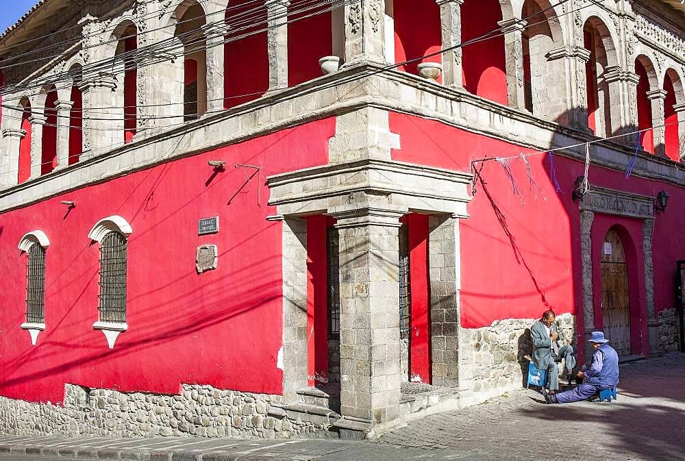 Facade of National Museum of Art, Casa de Francisco Tadeo Diez de Medina, La Paz, Bolivia