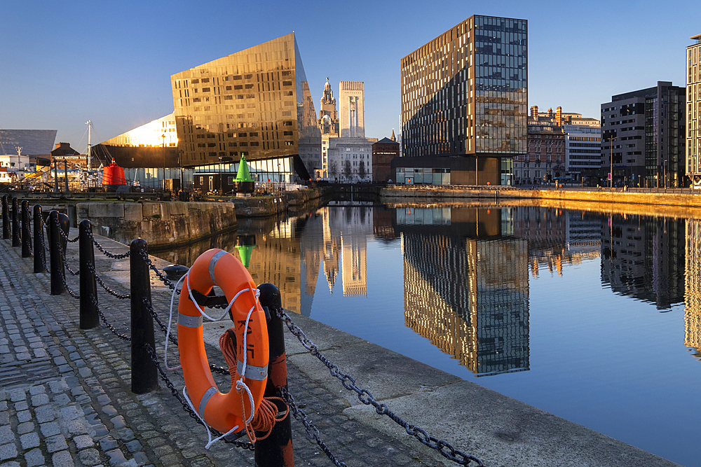 Canning Dock, Liverpool Waterfront, Liverpool, Merseyside, England, United Kingdom, Europe