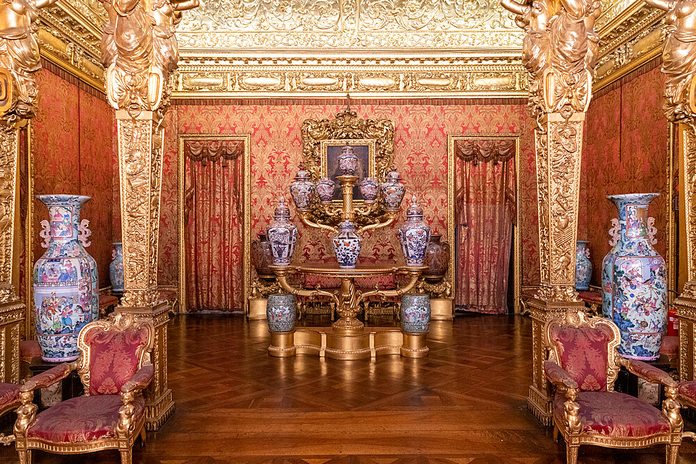 Alcove Room, Royal Palace, Turin, Piedmont, Italy, Europe