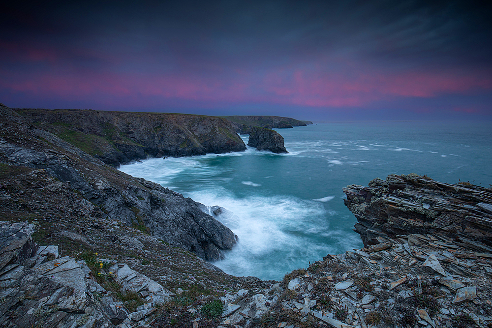 Bedruthan Steps, Cornwall, England, United Kingdom, Europe