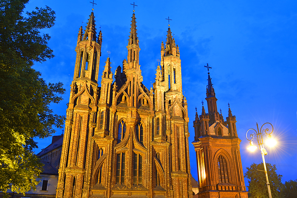 Saint Anne's Church, UNESCO World Heritage Site, Vilnius, Lithuania, Europe