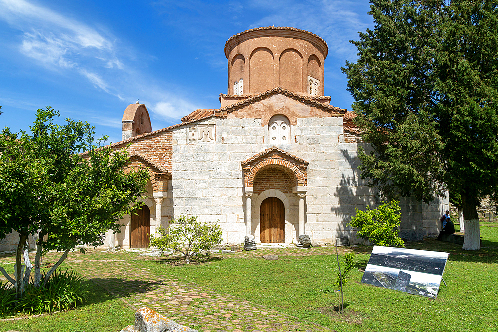 Monastery and Greek Orthodox church of the Virgin Mary, Apollonia Archaeological Park, Pojan, Albania, Europe