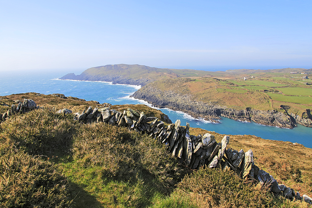 Headland on South Harbour, Cape Clear Island, County Cork, Munster, Republic of Ireland, Europe