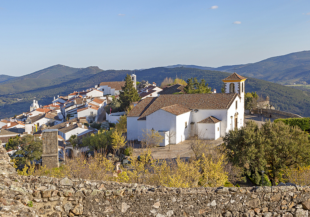 Historic medieval village of Marvao, Portalegre district, Alto Alentejo, Portugal, Europe