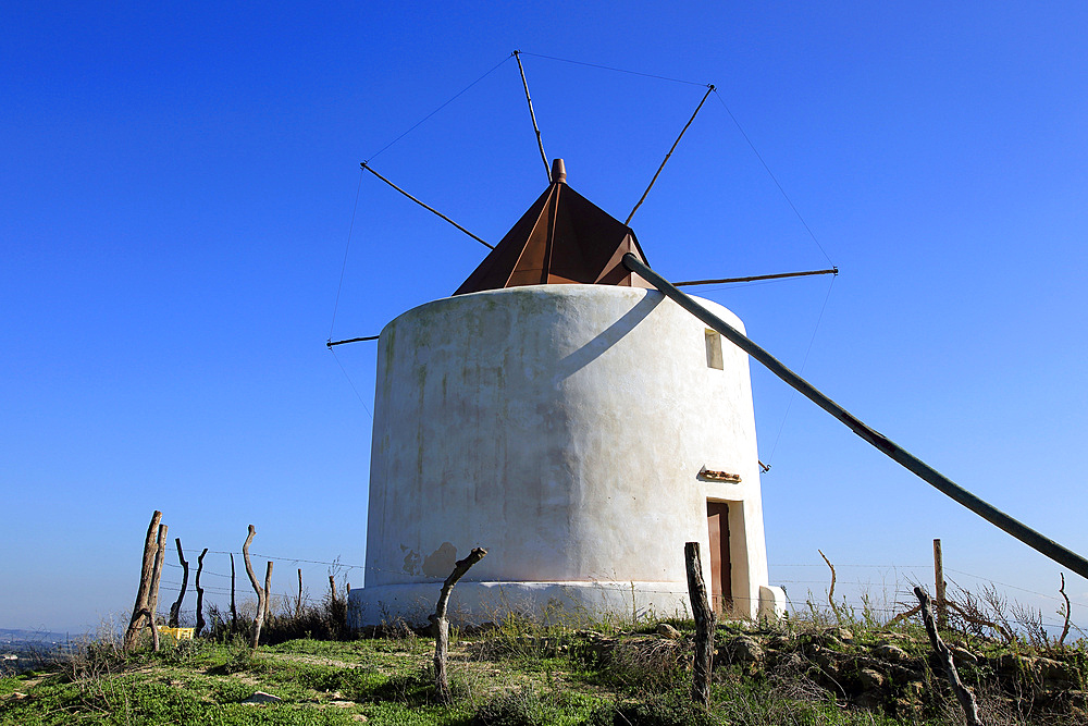 Traditional windmill, Vejer de la Frontera, Cadiz Province, Spain