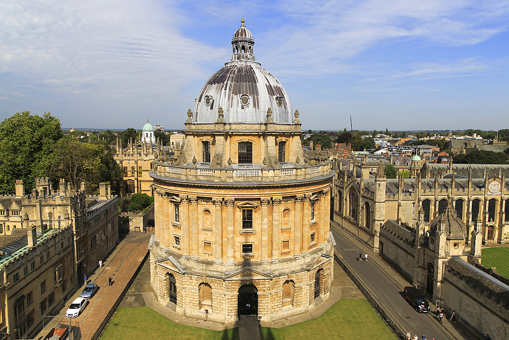 Radcliffe Camera building, University of Oxford, England, UK architect James Gibbs, neo-classical style 1737–1749