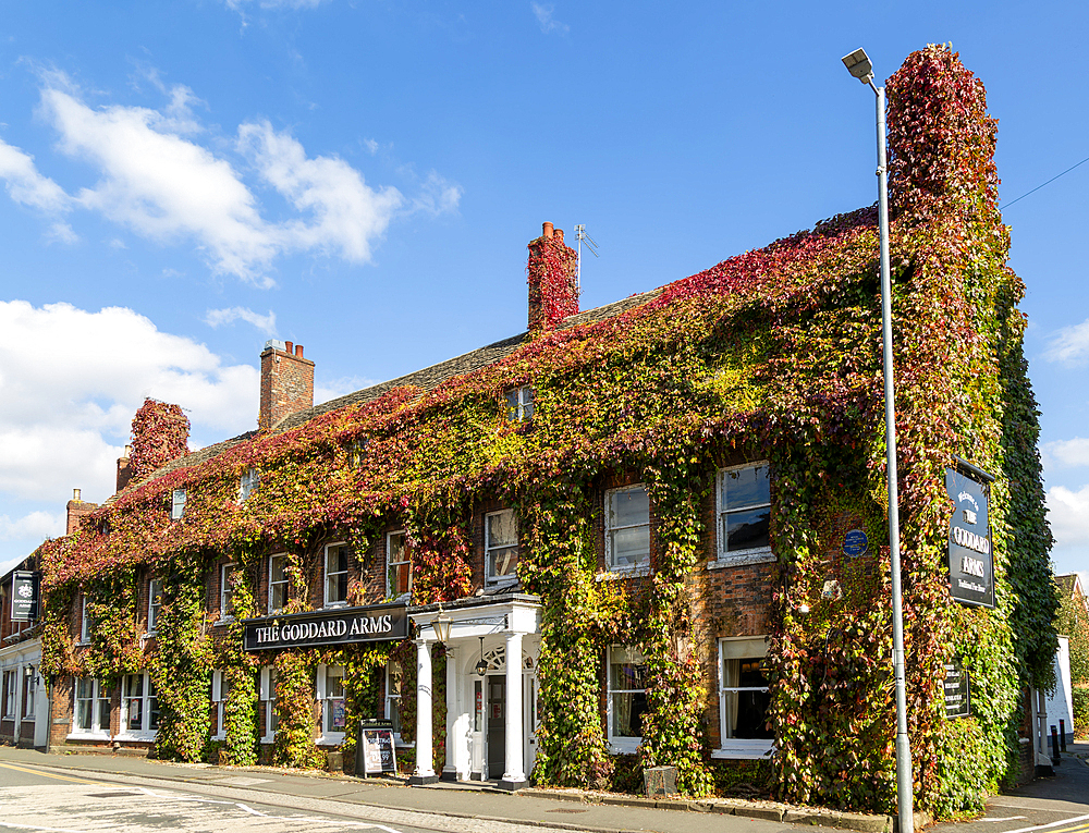The Goddard Arms historic building, High Street, Old Town, Swindon, Wiltshire, England, UK