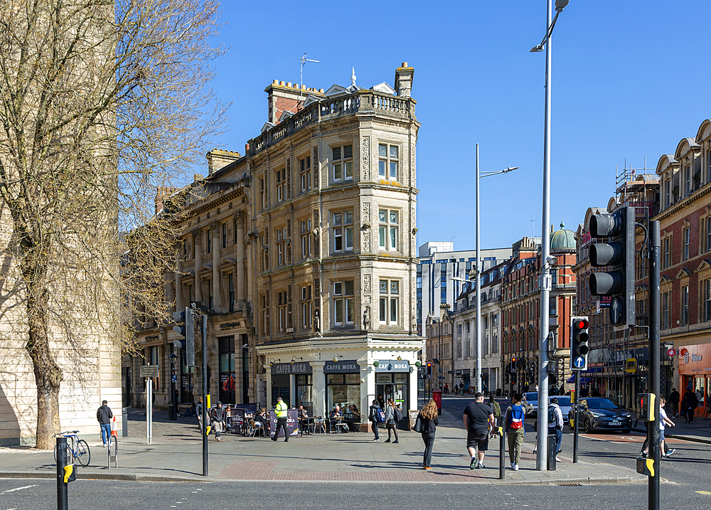 Glass Chambers offices, city centre of Bristol, England, UK architect Charles Hansom 1882 Jacobean style, Renaissance details
