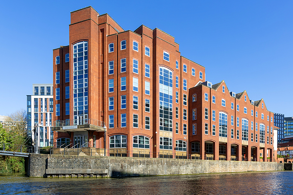 Kings Orchard waterfront office block building, Floating Harbour, Bristol, England, UK modern architecture