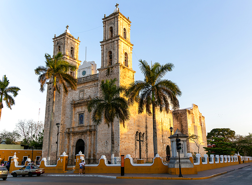 San Servacio Church, built 1705, Valladolid, Yucatan, Mexico, North America