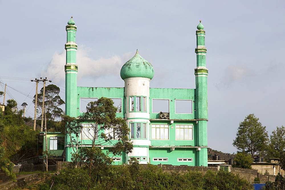 Jumma Mosque, Haputale, Badulla District, Uva Province, Sri Lanka, Asia