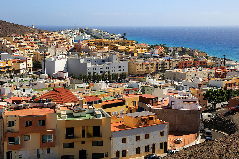 Morro Jable town, Jandia peninsula, Fuerteventura, Canary Islands, Spain, Atlantic, Europe