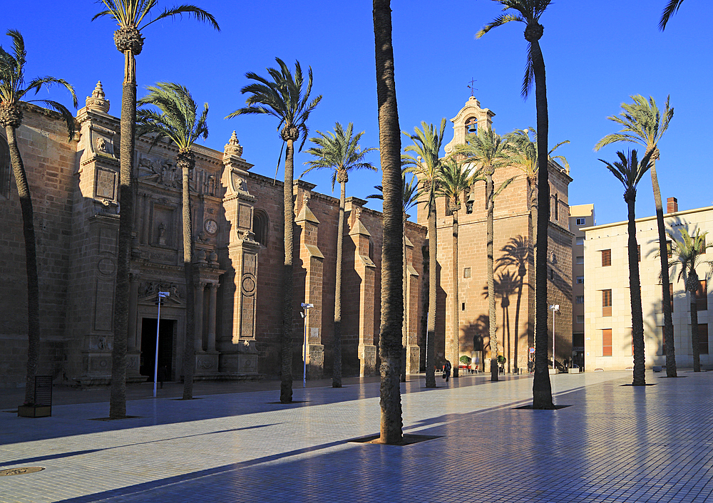 Sixteenth century Cathedral church in city of Almeria, Andalusia, Spain, Europe