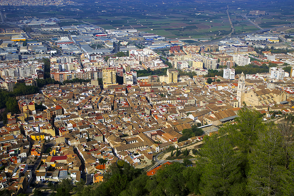 Town of Xativa (Jativa), Valencia province, Spain, Europe