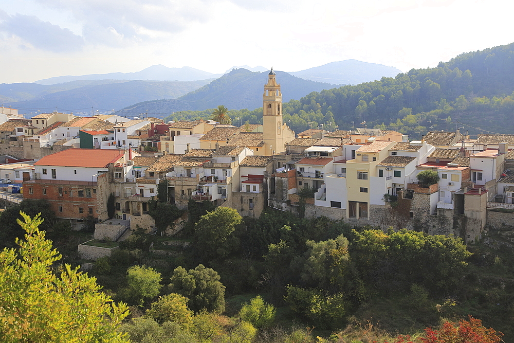 Village of Campell, Vall de Laguar, Marina Alta, Alicante province, Spain, Europe