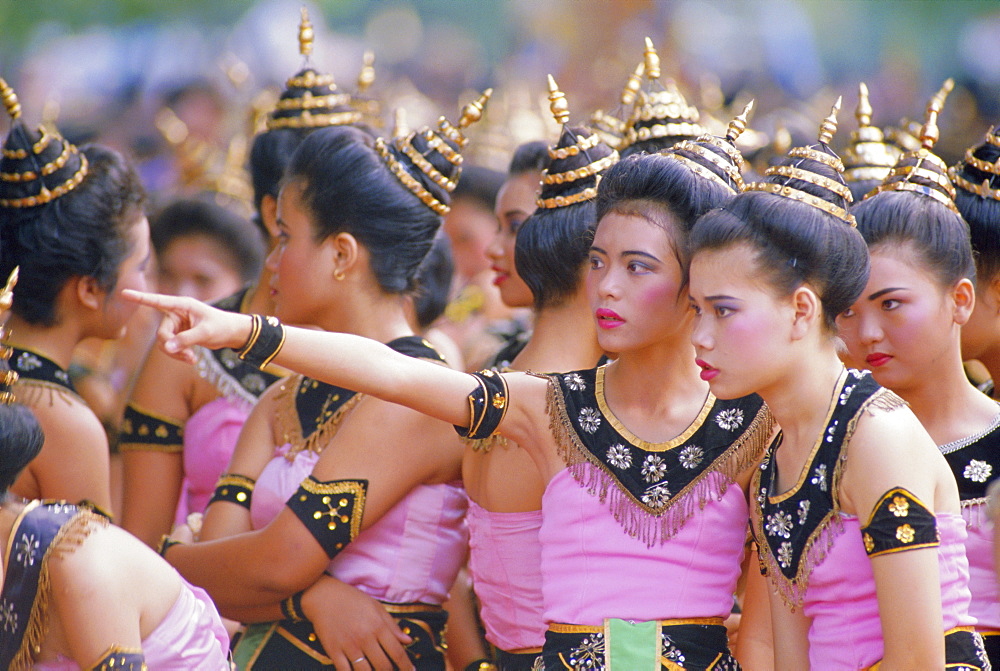 Annual Loy Krathong Festival in Sukhothai, Thailand