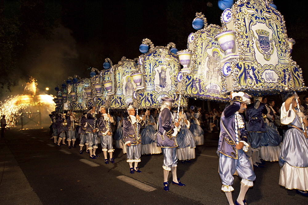 Marchas Populares during the Festas dos Santos Populares, Avenida da Liberdade, Lisbon, Portugal, Europe