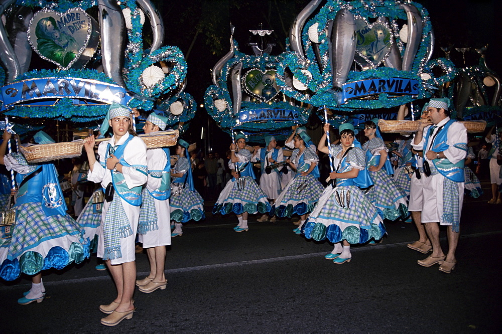 Marchas Populares during the Festas dos Santos Populares, Avenida da Liberdade, Lisbon, Portugal, Europe