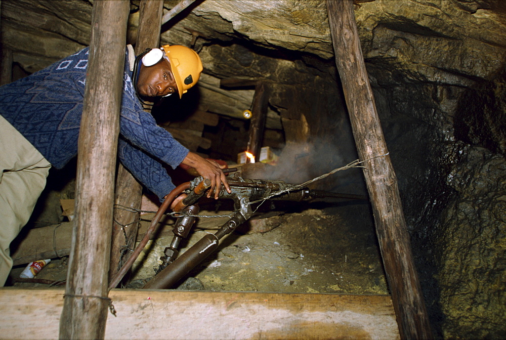 A gold mine shaft, South Africa, Africa