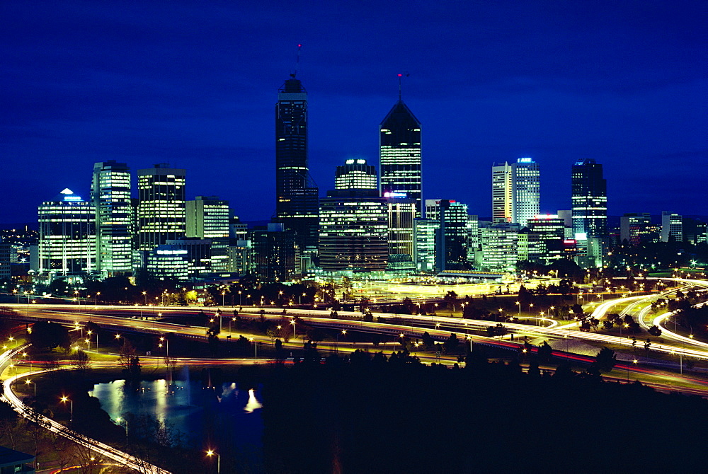 Perth city skyline, Western Australia, Australia, pacific