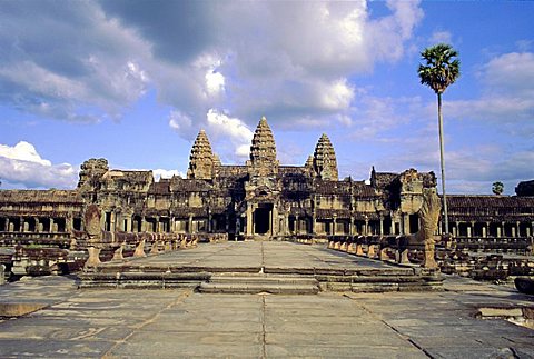 The temple of Angkor Wat, Angkor, Siem Reap, Cambodia