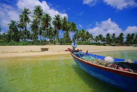 Deserted beach on south coast, Phu Quoc island, Vietnam