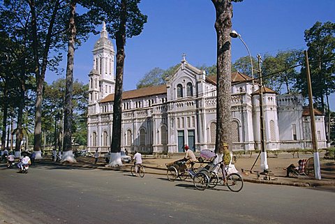 The cathedral, Ho Chi Minh City (formerly Saigon), Vietnam, Indochina, Southeast Asia, Asia