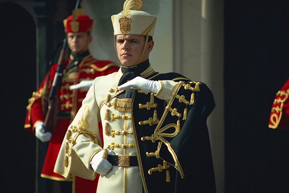 Presidential guard, Zagreb, Croatia, Europe