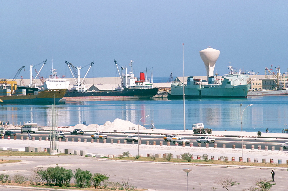 Dock area, Tripoli, Libya, North Africa, Africa