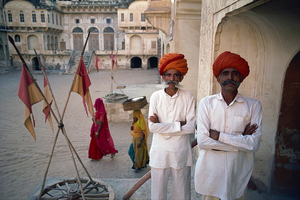 Mandawa Palace Hotel, Mandawa Shekhavati district, Rajasthan state, India, Asia