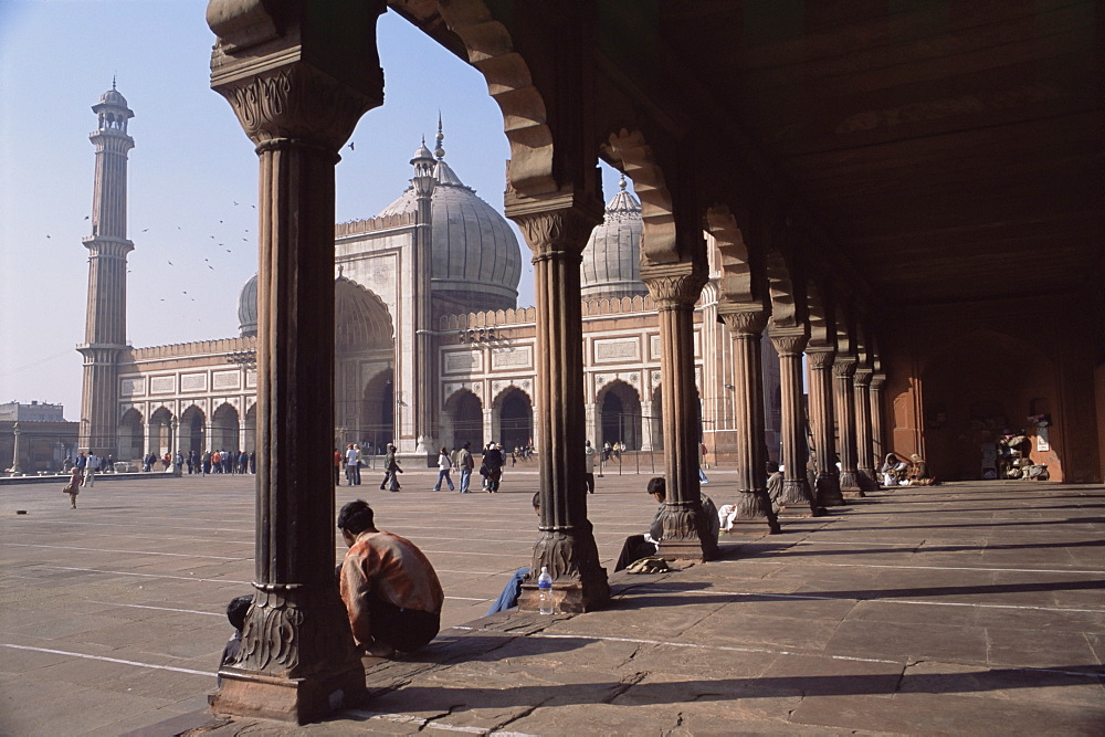 The Jama Masjid (Friday Mosque), Old Delhi, Delhi, India, Asia