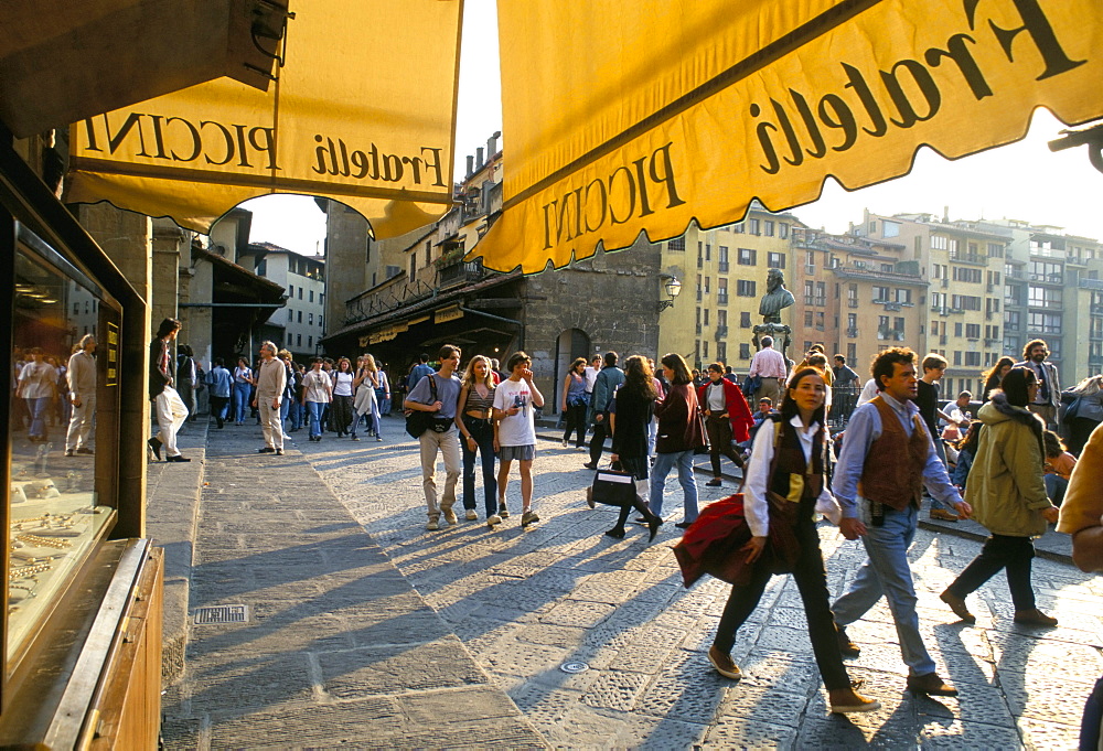 The Ponte Vecchio, Florence, Tuscany, Italy, Europe