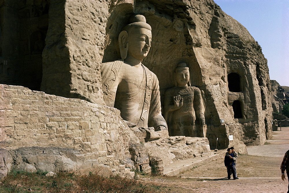 Yungang Buddhist caves, UNESCO World Heritage Site, Datong, Shanxi, China, Asia