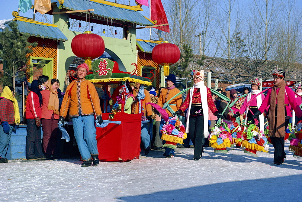 New Year celebrations in northern China, Asia