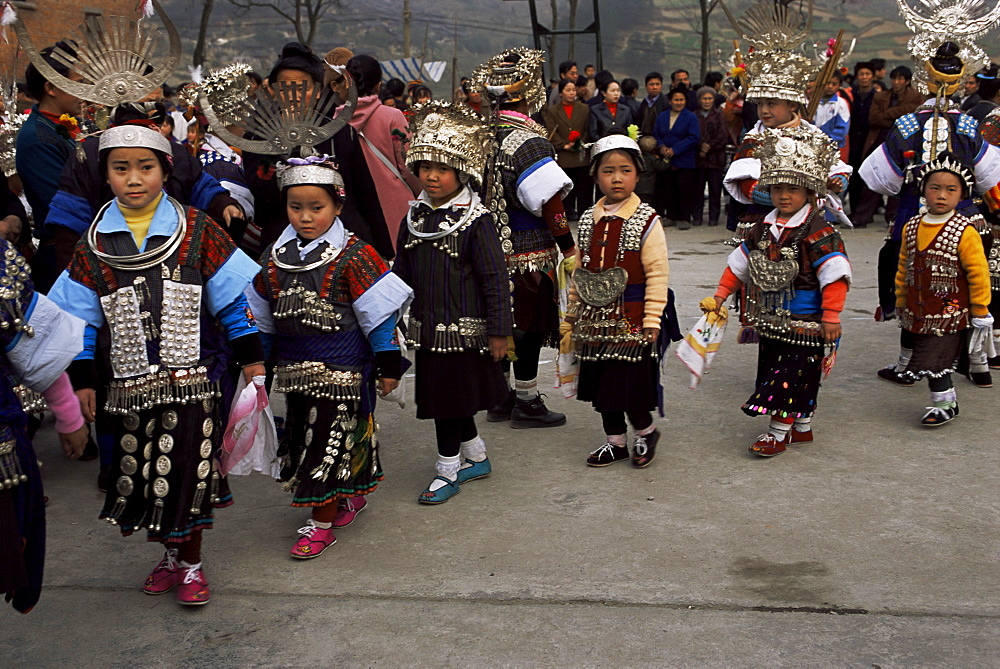 Miao festival, near Kaili, Guizhou, China, Asia