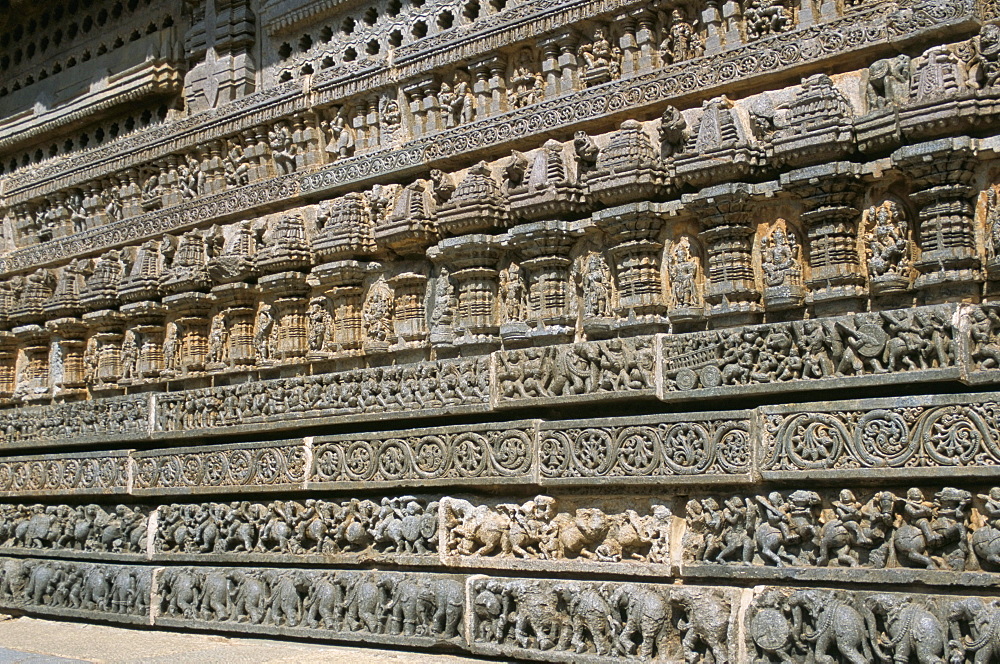 The 12th century Keshava temple, Mysore, Karnataka, India, Asia