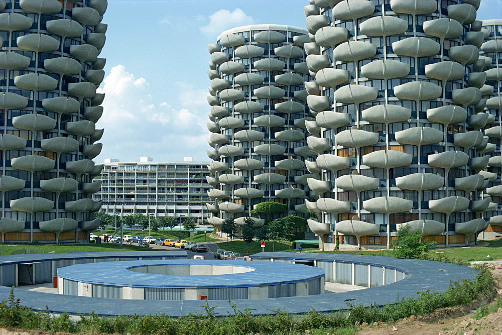 Growth Node tower blocks, Creteil, Paris, France, Europe