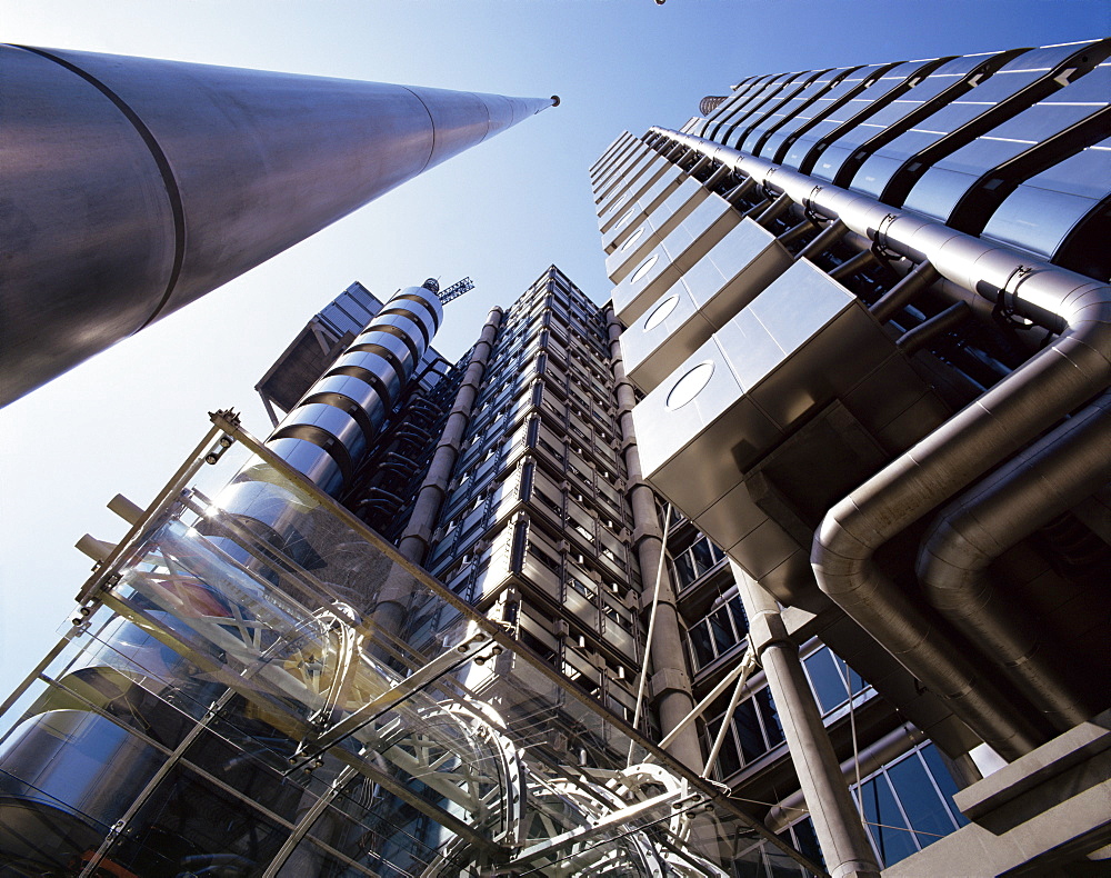 Lloyds Building, architect Richard Rogers, City of London, London, England, United Kingdom, Europe