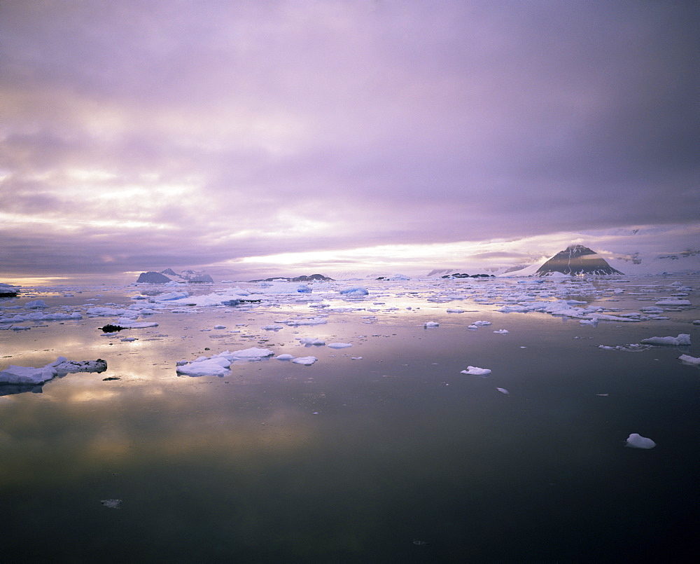 Evening light, Antarctica, Polar Regions