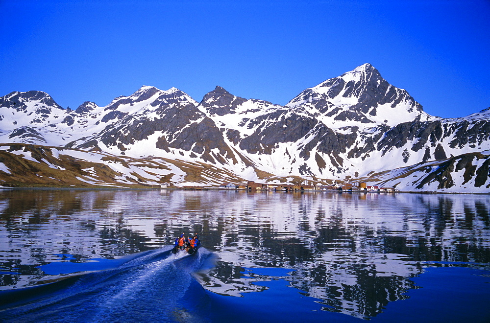 Grytviken whaling station, King Edward Cove, South Georgia, South Atlantic, Polar Regions