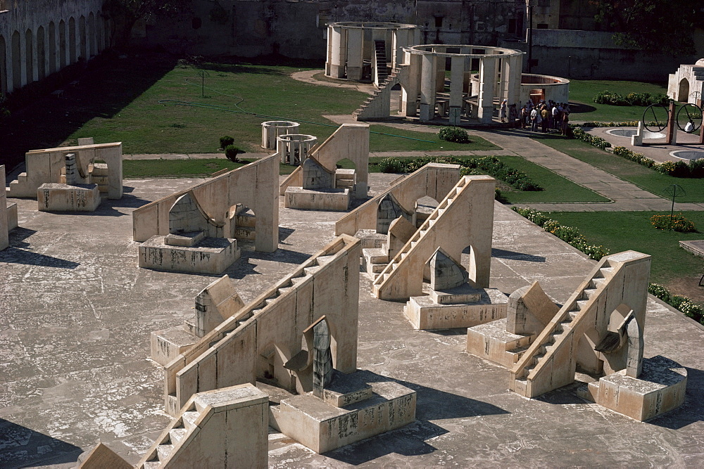 The Jantar Mantar Observatory, Jaipur, Rajasthan state, India, Asia